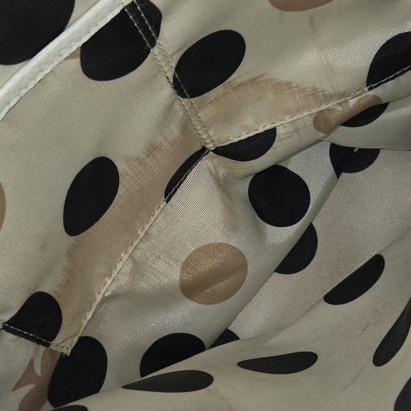 Kate Spade Black and Cream Leather Tote Bag - Picture 3 of 12